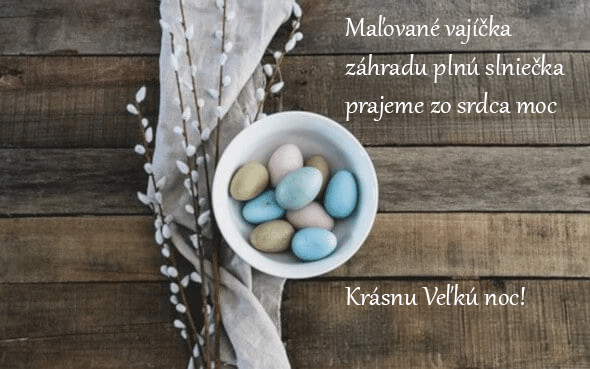 MMS prianie k veľkej noci s babuliatkami a vajíčkami