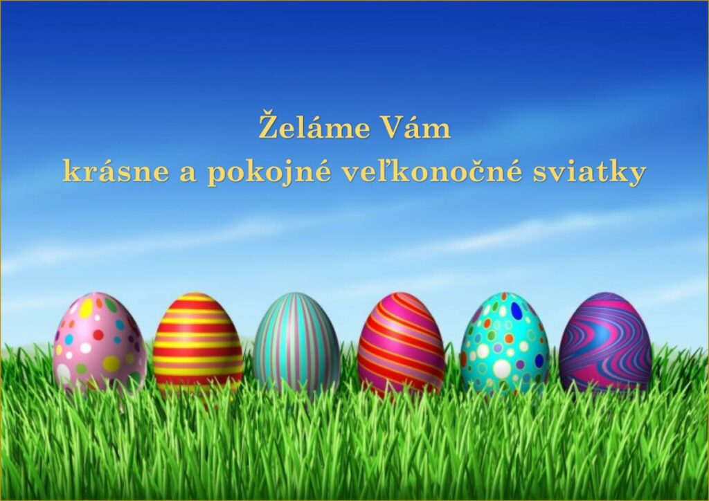 Prianie na Veľkú noc v slovenskom jazyku.