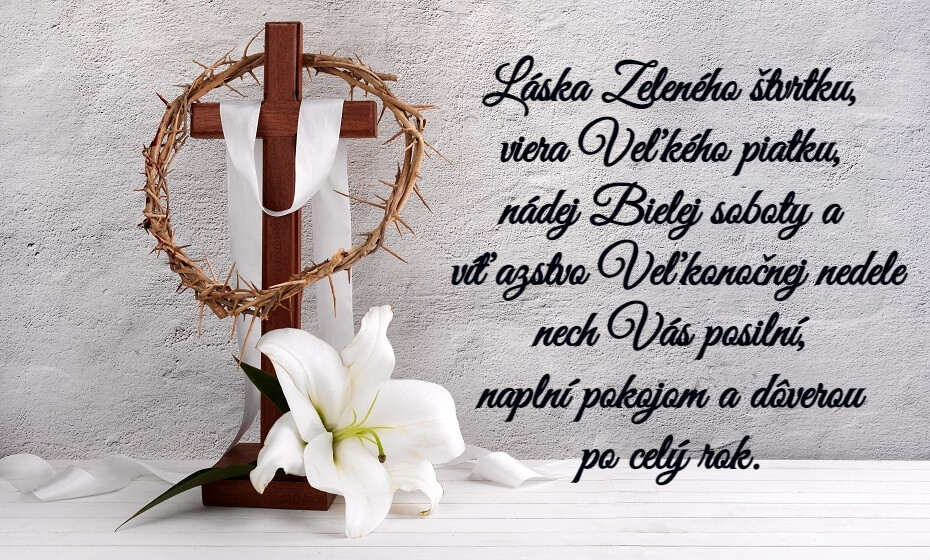 Kresťanské prianie k Veľkej noci.